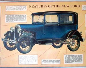 Poster - "Features of the New Ford"