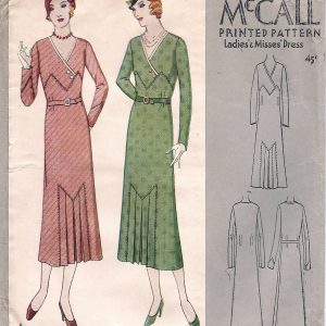 MCCALL 6737 MISSES' DRESS SIZE 14