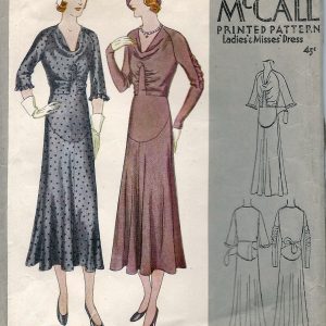 MCCALL 6773 MISSES' DRESS SIZE 14