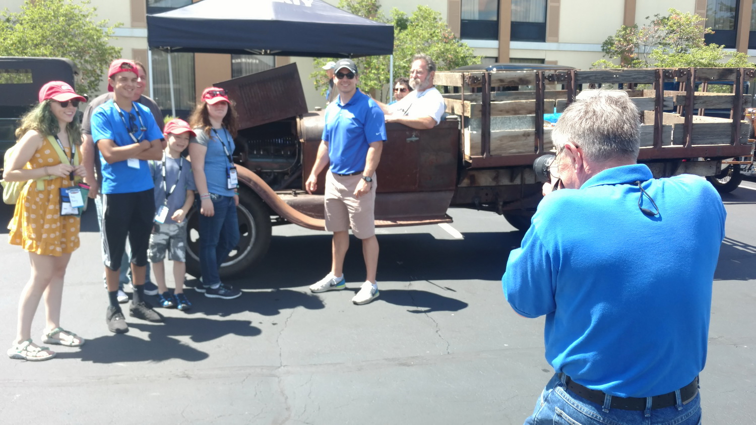 Ken photographs Hagerty Youth judging seminar - Ford Model A Restorers Club