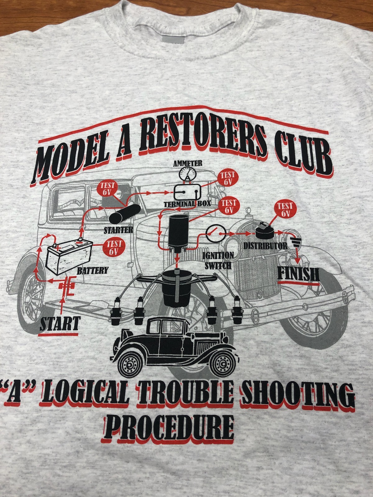 Model "A" Logical Trouble Shooting Procedure T-Shirt