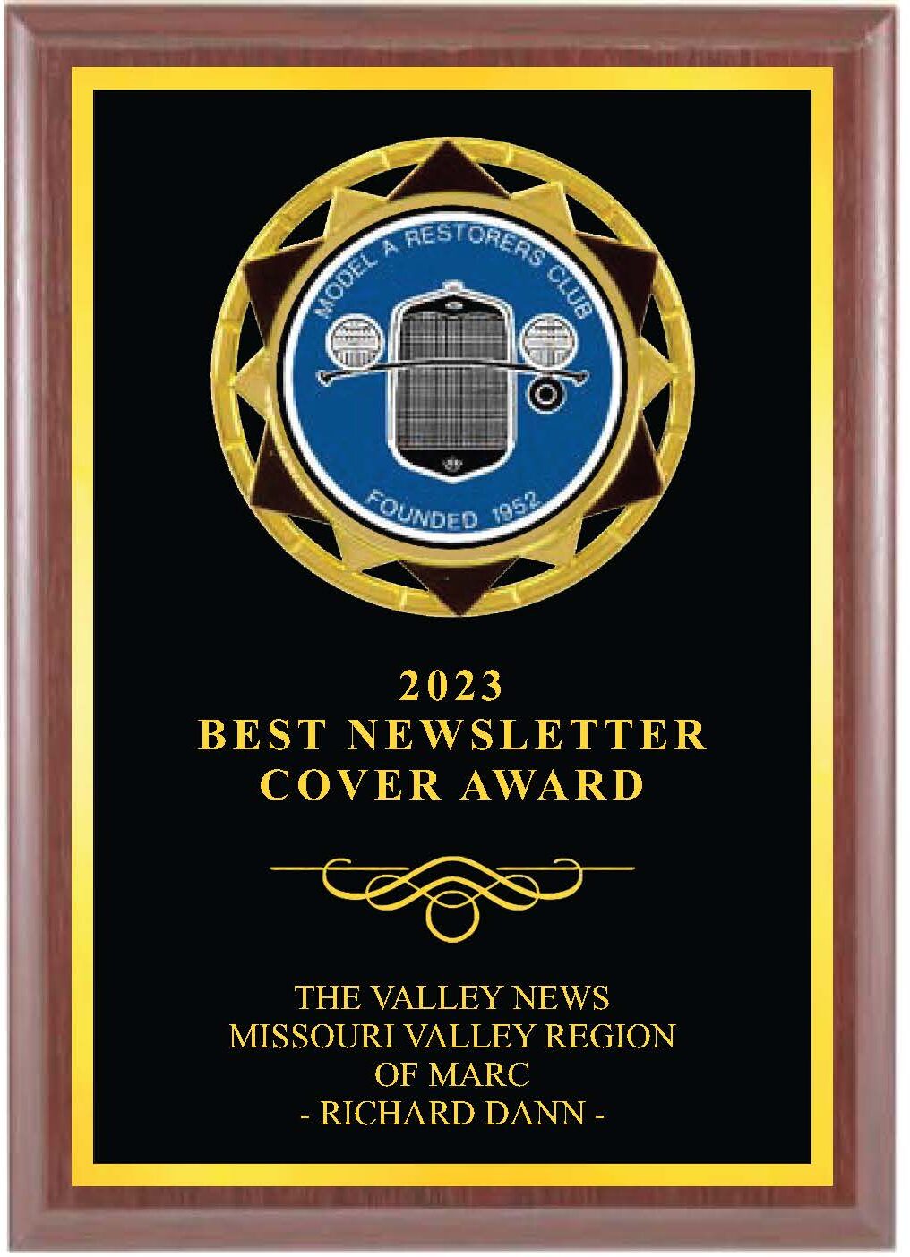 Newsletter Judging and Awards - Ford Model A Restorers Club