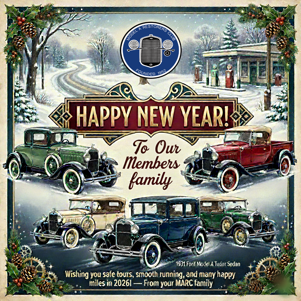 Happy New Year! - Ford Model A Restorers Club
