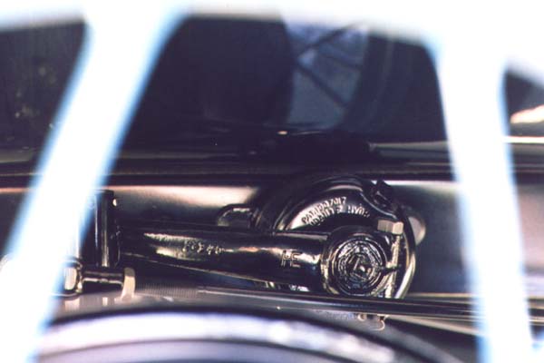 The shock absorbers and arms are a matched set supplied by Houde. Engineering Corp., which was one of four suppliers.